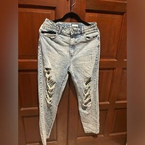 Denim diamond boyfriend jeans